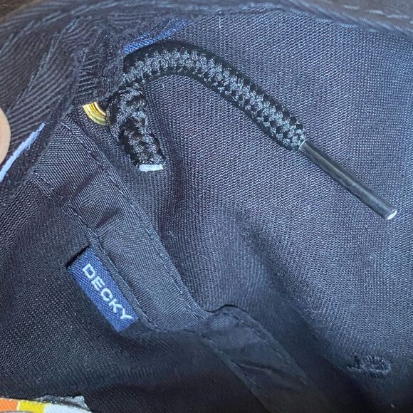 NWOT Findlay Unstructured Snapback Hat Black Chinstrap Scheel-mann Logo One Size - Picture 12 of 14